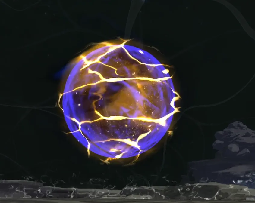 Purple-yellow crackling orb that is used to regain Ascension stacks and clear Empowered stacks from Vloxx