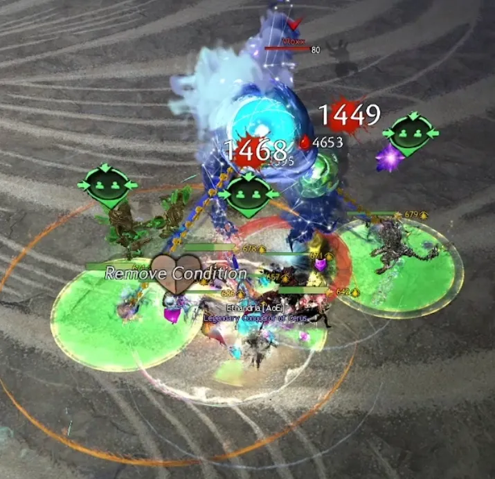 The 3 x 2 person greens for Ascension's Sacrifice