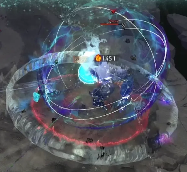 Image showing the Shockwave that's at the end of Annihilating Orb