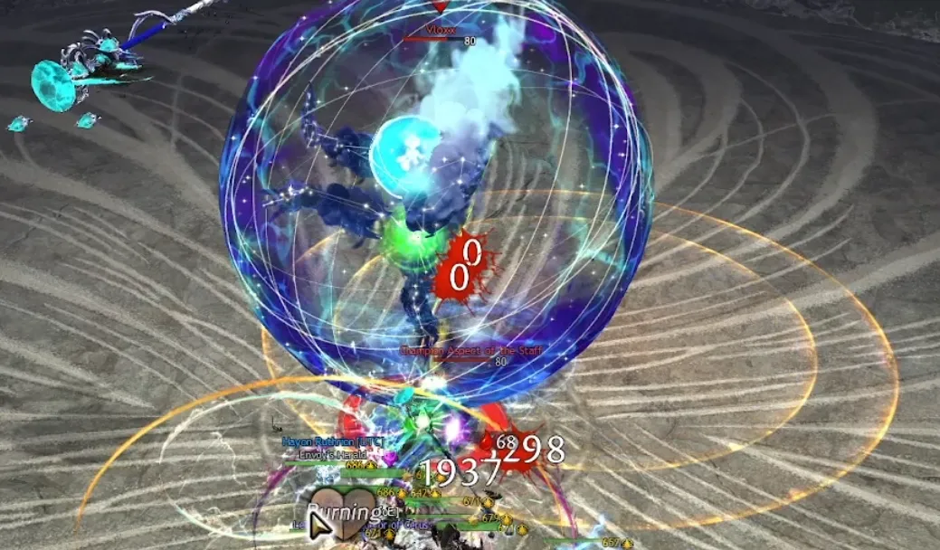 Vloxx in his Visions of Eternity animation during the add phases